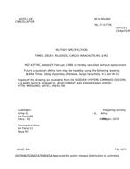 MIL MIL-T-43779C Notice 1 - Cancellation PDF