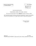 MIL MIL-T-60193 Notice 1 - Inactivation PDF