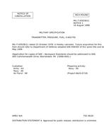 MIL MIL-T-6302B Notice 1 - Cancellation PDF