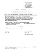 MIL MIL-T-70755 Amendment 1 PDF
