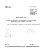 MIL MIL-T-81714/62A Notice 1 - Cancellation PDF