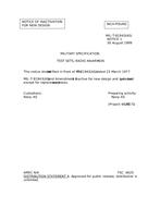 MIL MIL-T-81943 Notice 1 - Inactivation PDF