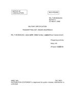 MIL MIL-T-85380A Notice 1 - Cancellation PDF