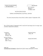MIL MIL-V-13811D Notice 1 - Inactivation PDF