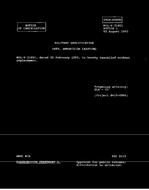 MIL MIL-V-31001 Notice 1 - Cancellation PDF