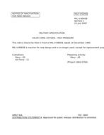 MIL MIL-V-8965B Notice 1 - Inactivation PDF