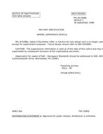 MIL MIL-W-5088L Notice 1 - Inactivation PDF