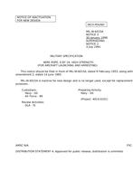 MIL MIL-W-6015A Notice 3 - Inactivation PDF