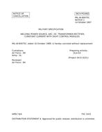 MIL MIL-W-80075C Notice 1 - Cancellation PDF