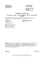 MIL MIL-PRF-27/65D Notice 1 – Validation 1 PDF