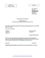 MIL MIL-HDBK-21 Notice 2 - Cancellation PDF
