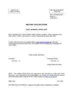 MIL MIL-C-87160A Notice 1 - Cancellation PDF