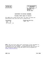 MIL MIL-HDBK-231A Notice 1 - Validation PDF