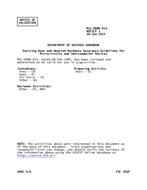 MIL MIL-HDBK-814 Notice 1 - Validation PDF