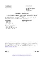 MIL MIL-PRF-15733/31F Notice 1 - Validation 1 PDF