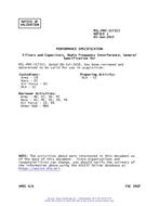 MIL MIL-PRF-15733J Notice 1 - Validation 1 PDF