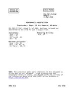 MIL MIL-PRF-27/314C Notice 1 - Validation 1 PDF