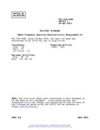 MIL MIL-STD-449D Notice 2 - Validation PDF