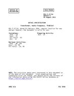 MIL MIL-T-27/5A Notice 4 - Validation PDF