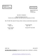MIL MIL-STD-186F Notice 1 - Cancellation PDF