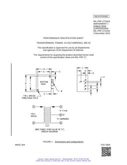 MIL MIL-PRF-27/341E Amendment 1 PDF