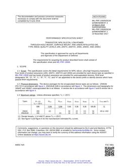 MIL MIL-PRF-19500/301M Amendment 3 PDF