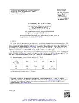 MIL MIL-PRF-19500/399G Amendment 1 PDF