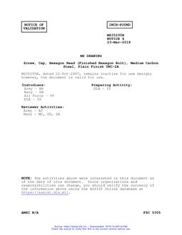 MIL MS35295B Notice 4 – Validation 3 PDF MIL MS35295B Notice 4 - Validation 3 PDF