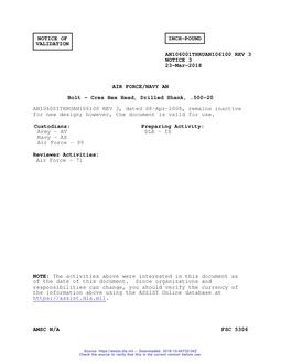 MIL AN106001THRUAN106100-3 Notice 3 - Validation 2 PDF