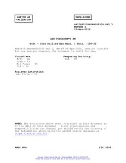 MIL AN106401THRUAN106500-3 Notice 3 - Validation 2 PDF