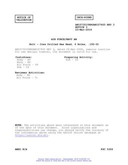 MIL AN107301THRUAN107400-3 Notice 3 - Validation 2 PDF