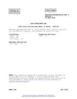 MIL AN108001THRUAN108100-3 Notice 3 – Validation 3 PDF MIL AN108001THRUAN108100-3 Notice 3 - Validation 3 PDF