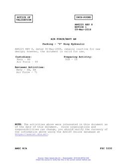 MIL AN6225-8 Notice 1 - Validation 1 PDF