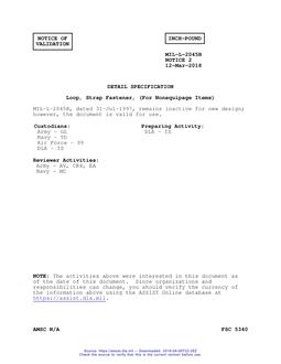 MIL MIL-L-2045B Notice 2 - Validation 1 PDF
