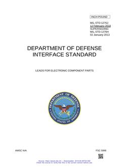 MIL MIL-STD-1276J PDF