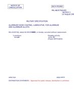 MIL MIL-A-63576A Notice 1 - Cancellation PDF