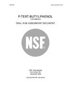 NSF P-Tert-Butylphenol  - 2010 PDF