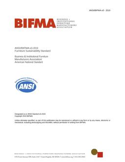 NSF BIFMA e3-2019 PDF