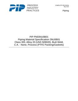 PIP PN03NU0B01 PDF
