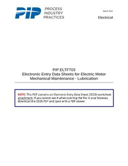 PIP ELTFT03 EEDS PDF