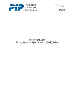 PIP PNCM0002 PDF