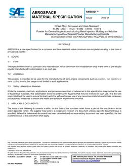 SAE AMS5924 PDF
