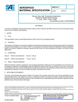 SAE AMS7014 PDF