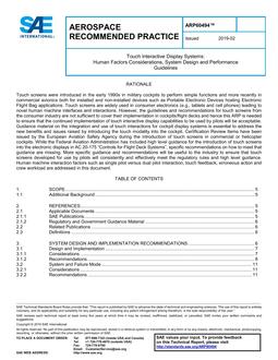 SAE ARP60494 PDF