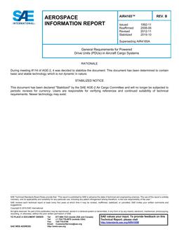 SAE AIR4165B PDF