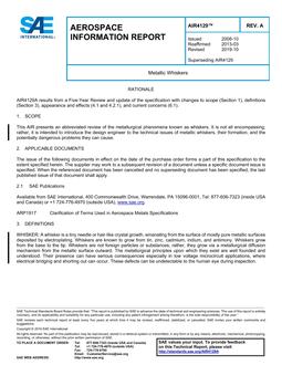SAE AIR4129A PDF