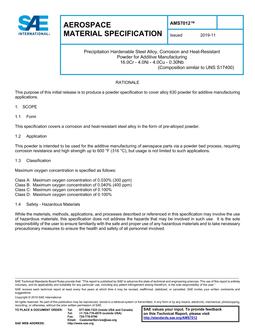 SAE AMS7012 PDF