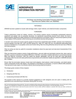 SAE AIR4465A PDF
