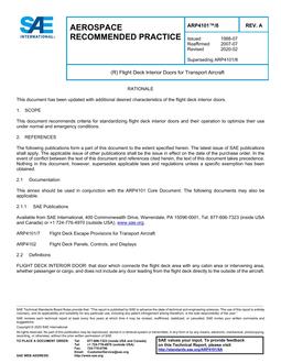 SAE ARP4101/8A PDF
