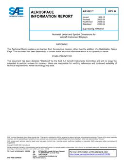 SAE AIR1093B PDF